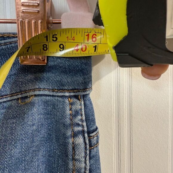 Madewell Blue Straight Leg Jeans with Lived-In Look - Picture 6 of 7